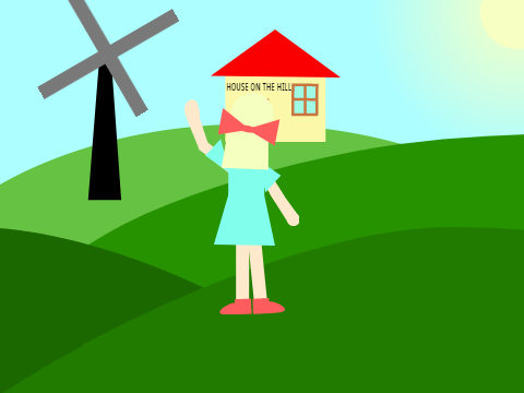 Updated: Hill and me - Parallax & Interactive