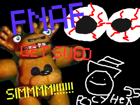 fnaf6 get sued simulator