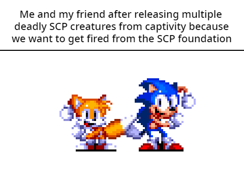 Sonic and Tails dancing template remix
