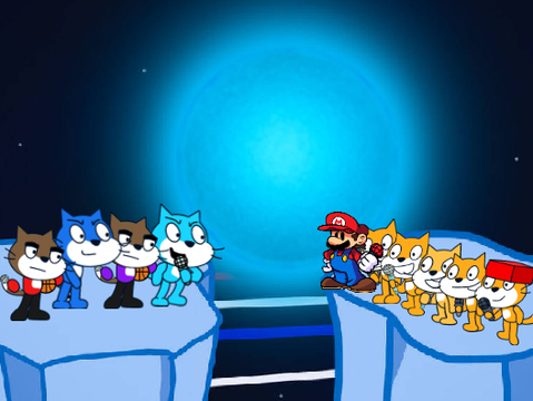 Cats vs Mario and cats