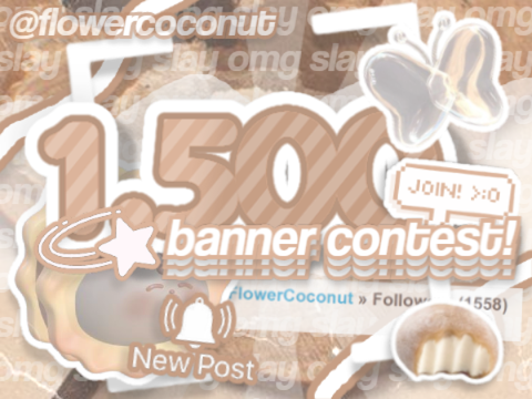 [CLOSED]⚒️꒱ 1.5k banner contest ˖⊹ ࣪ ˒ ╯