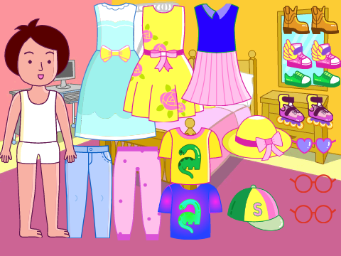 Harper's dressing up room