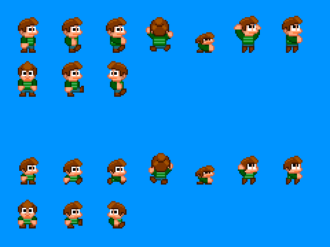 Larry Sprite - Pixel Art Platformer Asset