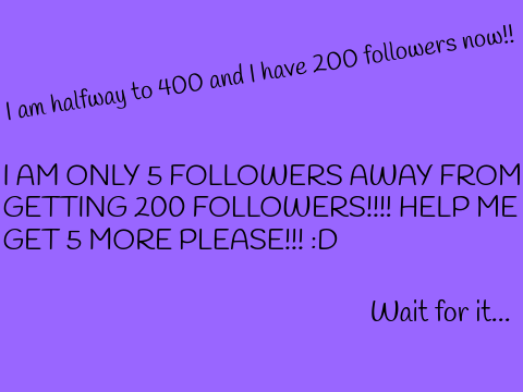 I AM ONLY 5 AWAY!!