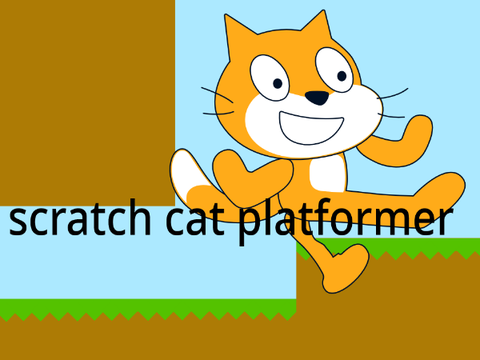 Scratch Cat Platformer controller stick