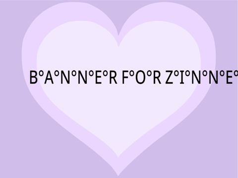 Banner for Zinnea!!