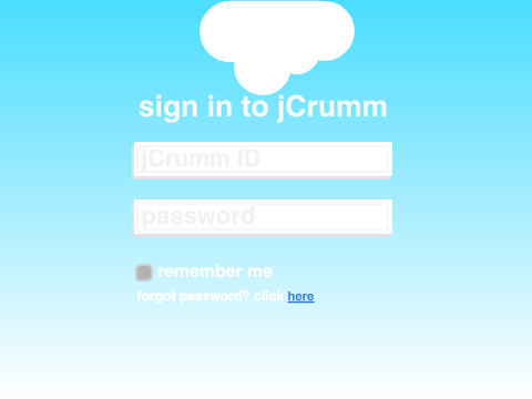 sign in to jCrumm