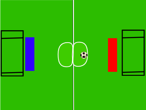 Two player soccer