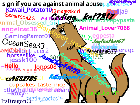 Type Your Name If You're Against Animal Abuse/Crueltyy remix