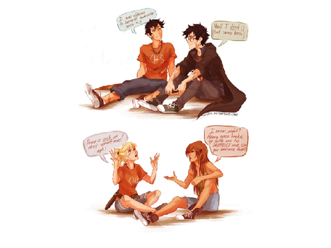 If Percy, Harry, Ginny, and Annabeth met