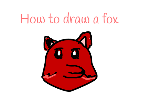 How To Draw A Fox