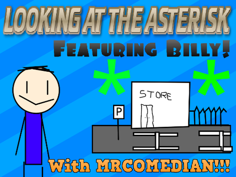 Looking at the asterisk*