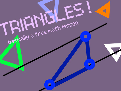 TRIANGLES ! [ basically a free math lesson ]