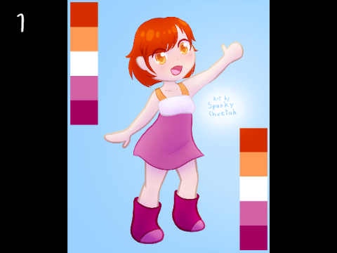 LGBTQ Flag Themed Character Designs