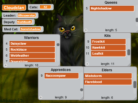 Cat Clan Generator