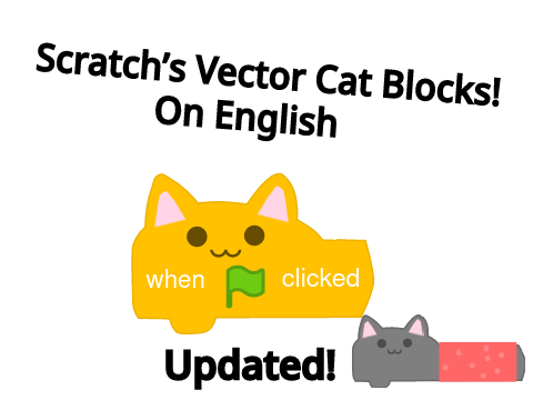 Cat blocks in vector! Many