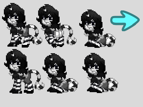 Laughing Jack (Monochrome Ver.) Pony Town Animation