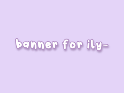 banner for ily-