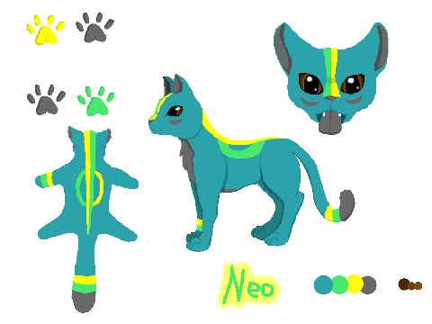 Neo's new reference sheet!