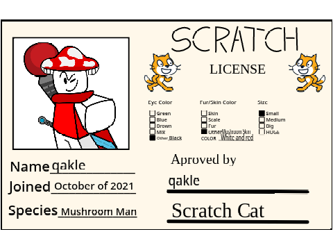 Make Your Own Scratch License remix