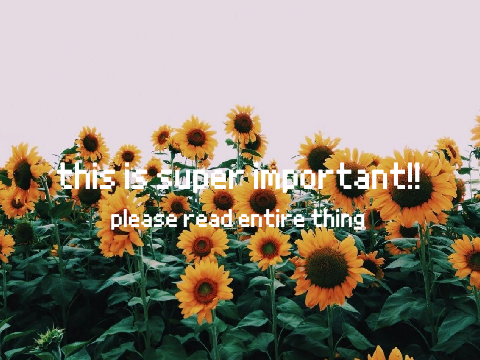 ᴛʜɪꜱ ɪꜱ ꜱᴜᴘᴇʀ ɪᴍᴘᴏʀᴛᴀɴᴛ!!