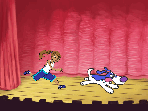 Puppy runs away!