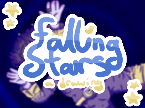 ► [re-share] falling stars - a drawing