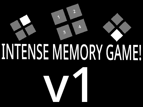 Intense memory game