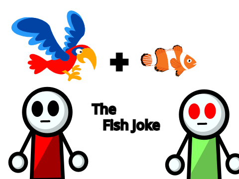 The fish joke #animation #funny #tinkle #fish