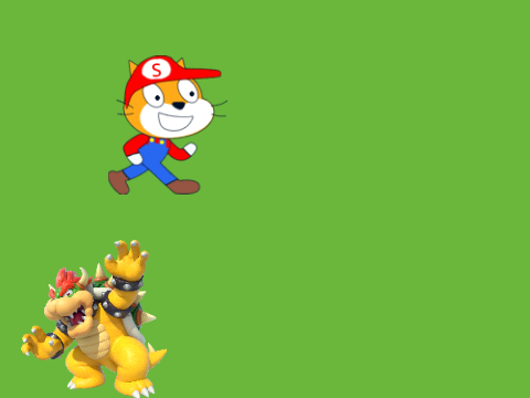 マ○オVSクッパみたいな対戦ゲーム