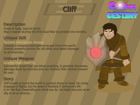 Meet... Cliff, Child of Earth!