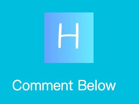Comment Below