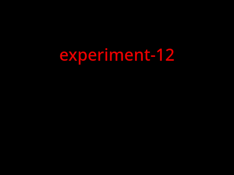 experiment-12 