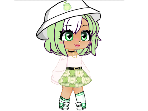 Frog Themed Gacha Girl 
