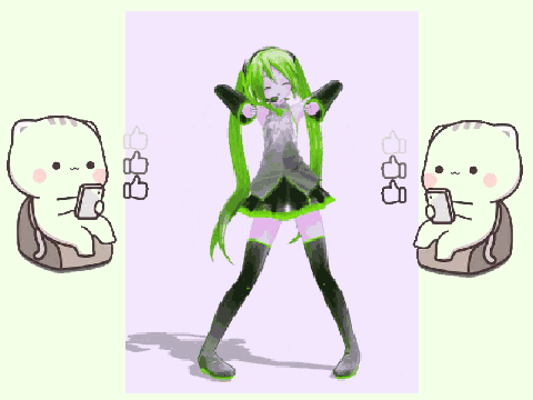 Hatsune Miku Dance (Song: Sugar; Maroon 5) 