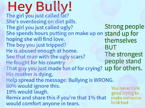 Hey Bully! Look Over Here! remix remix