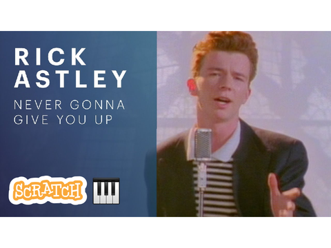 30+ followers special: Never Gonna Give You Up (Scratch Piano Solo)