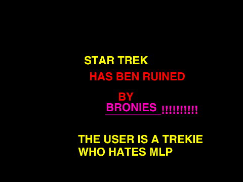 STAR TREK IS RUINED