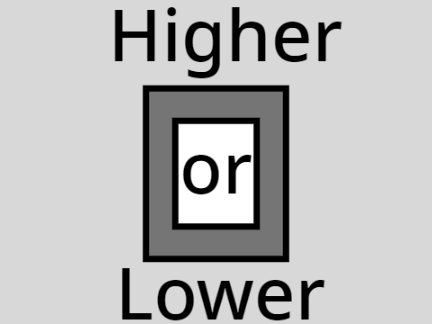 Higher Or Lower