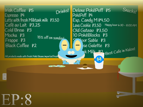 Pokétown troubles EP8: Froakie's café 