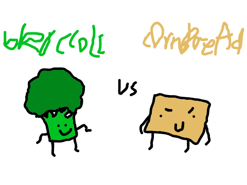 Broccoli VS Cornbread