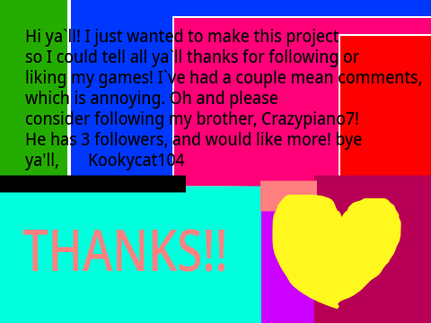 Thanks for all the follows! <3