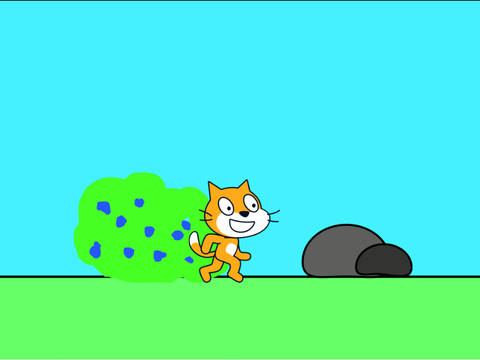 Scrolling background test
