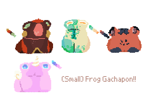 (Small) Frog Gachapon!! (4/4 Open)
