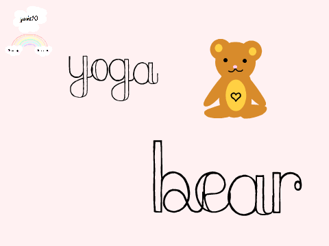 Yoga Bear (a drag and drop game)