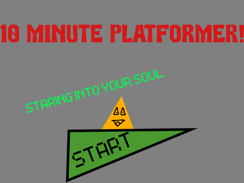 Platformer in 10 Minutes! #10 minute chalange