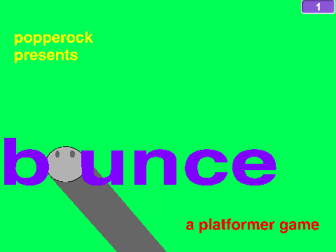 bounce [a platformer game]