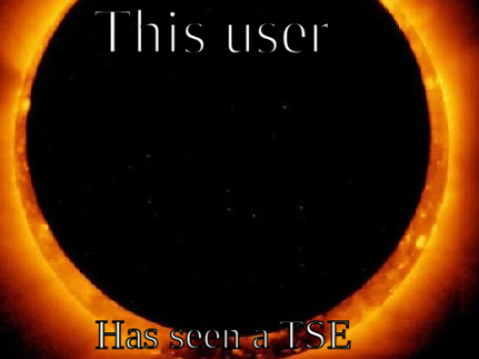 This user has seen a TSE.