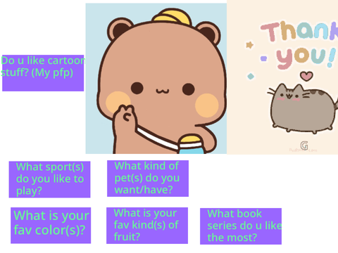 Let's get to know each other!