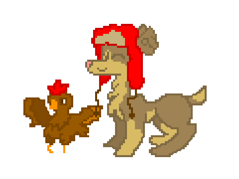 Random pixel art